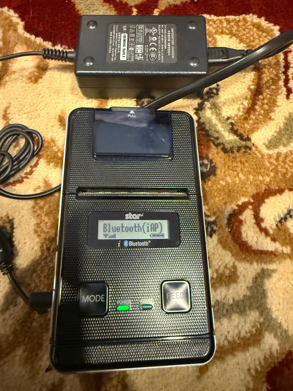 LOT OF 5 Star S220 Bluetooth Receipt Printers with Power Adapters Android iphone