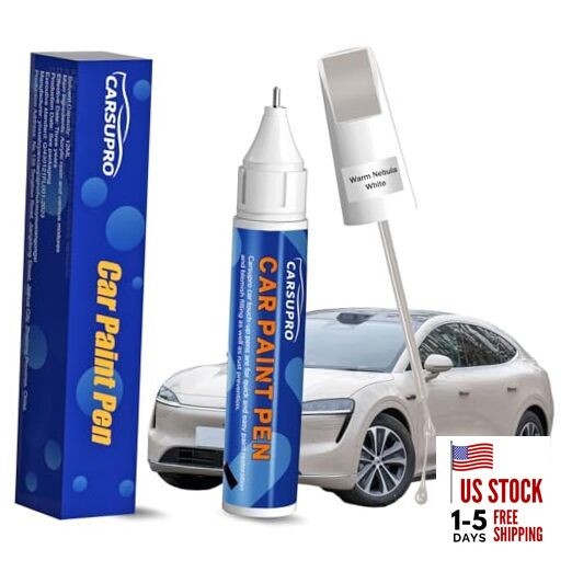 White Touch Up Paint for Cars,Car Paint Touch Up Pen for Deep Scratches,Car 