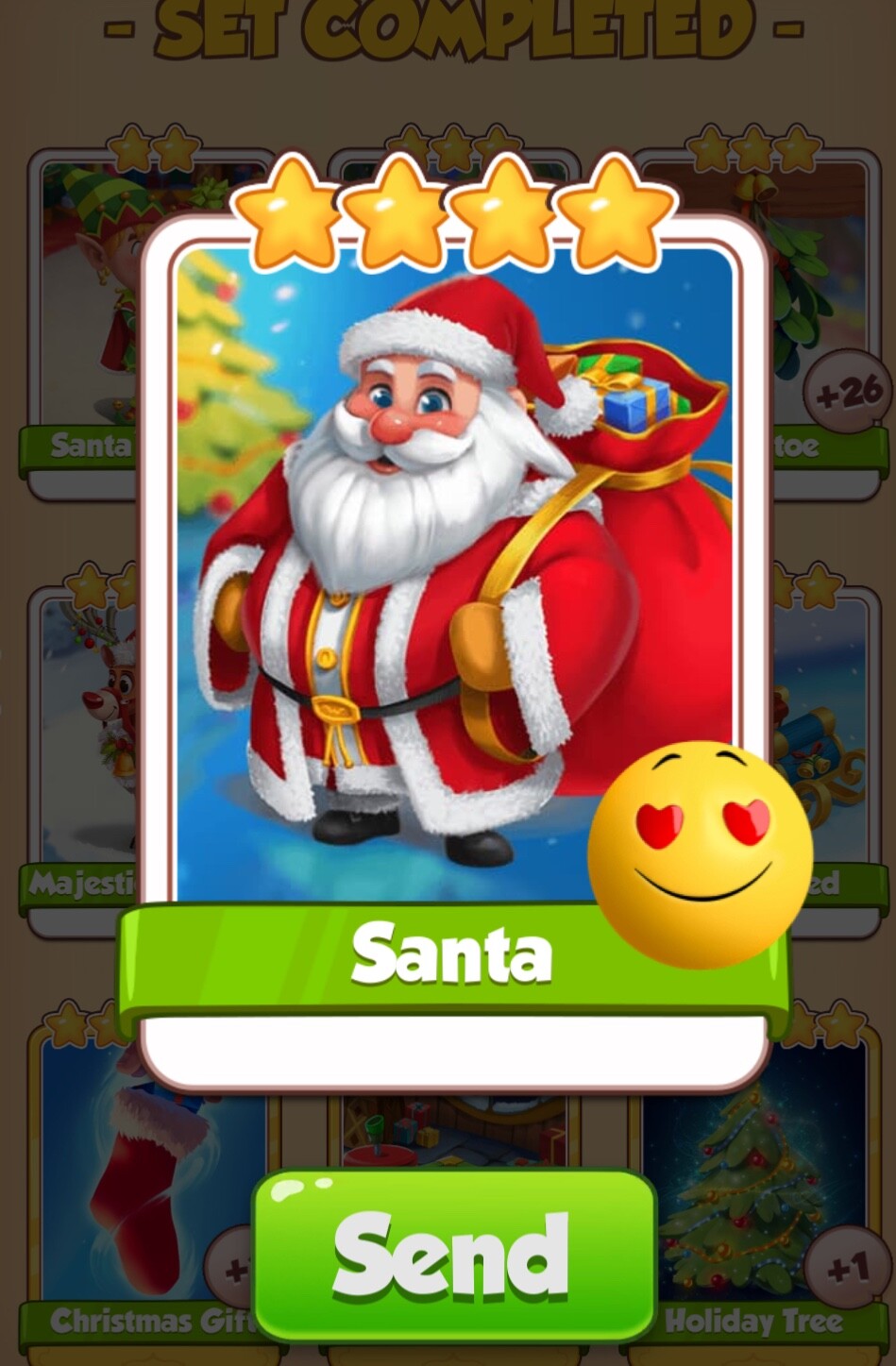 Santa from Christmas set -coin master