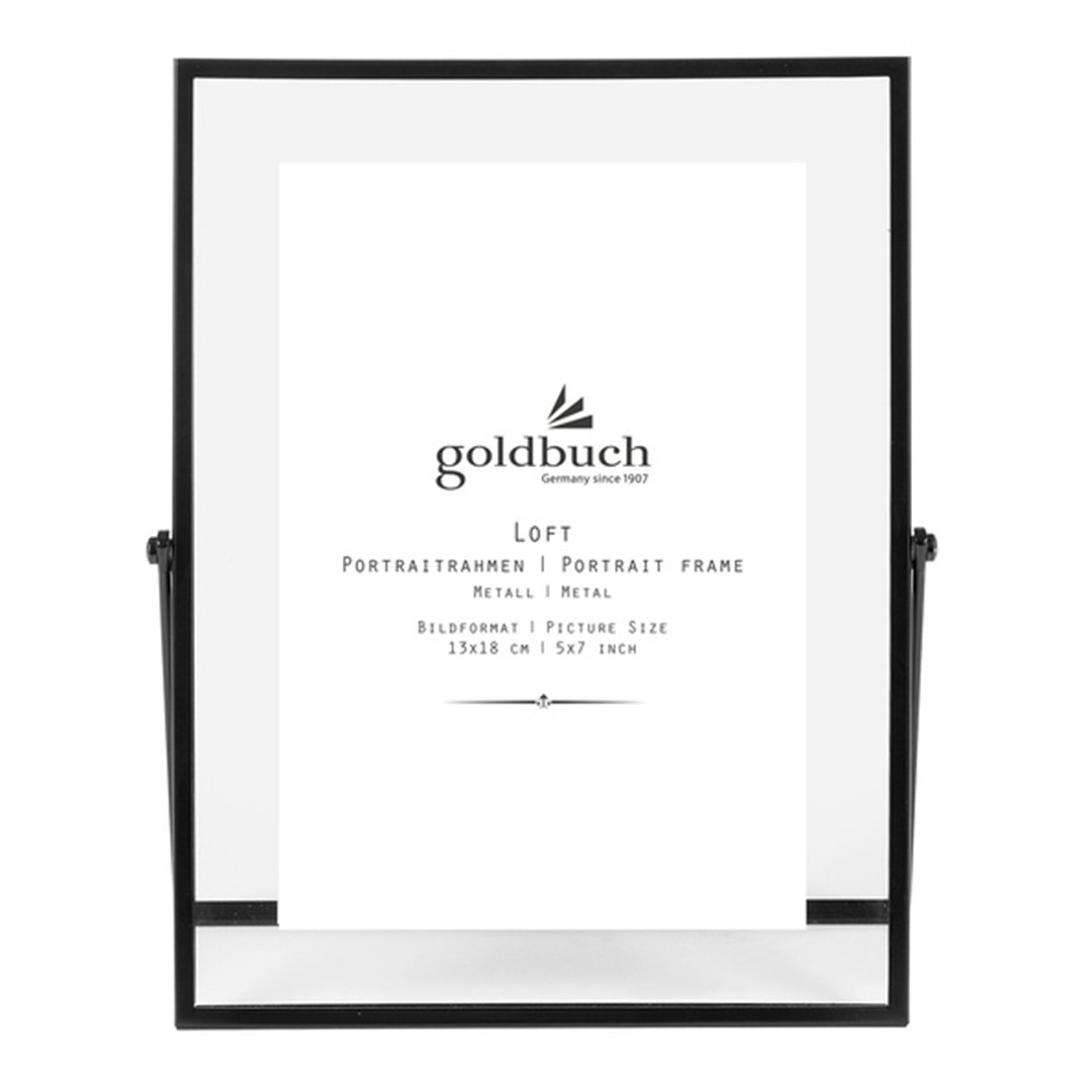 Metal Table Frame 13x18cm Loft Black |
