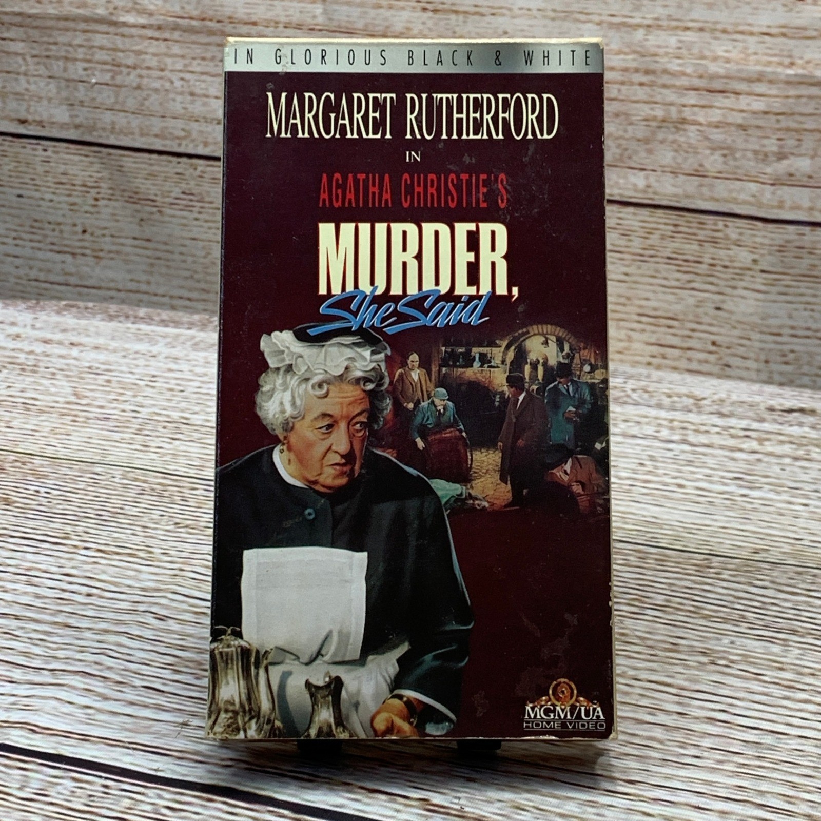 Agatha Christies Murder She Said [1961 VHS] Margaret Rutherford MGM UA B&W