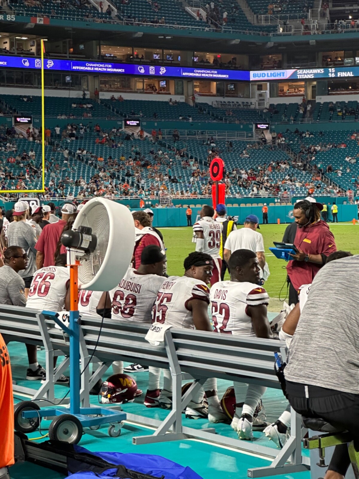 Miami Dolphins vs Jacksonville Jaguars NW!! Sideline Access Pass!! FIELD PASS