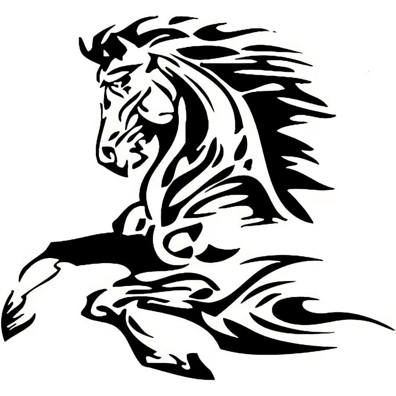 Motorhome Horse Decal Die Cut Vinyl Decal
