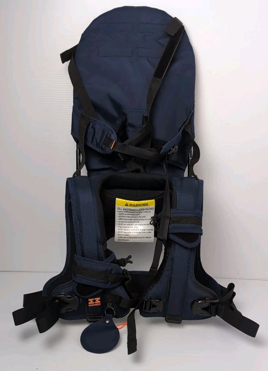 Minimeis Fold Child Shoulder Backpack Carrier Blue Light Weight