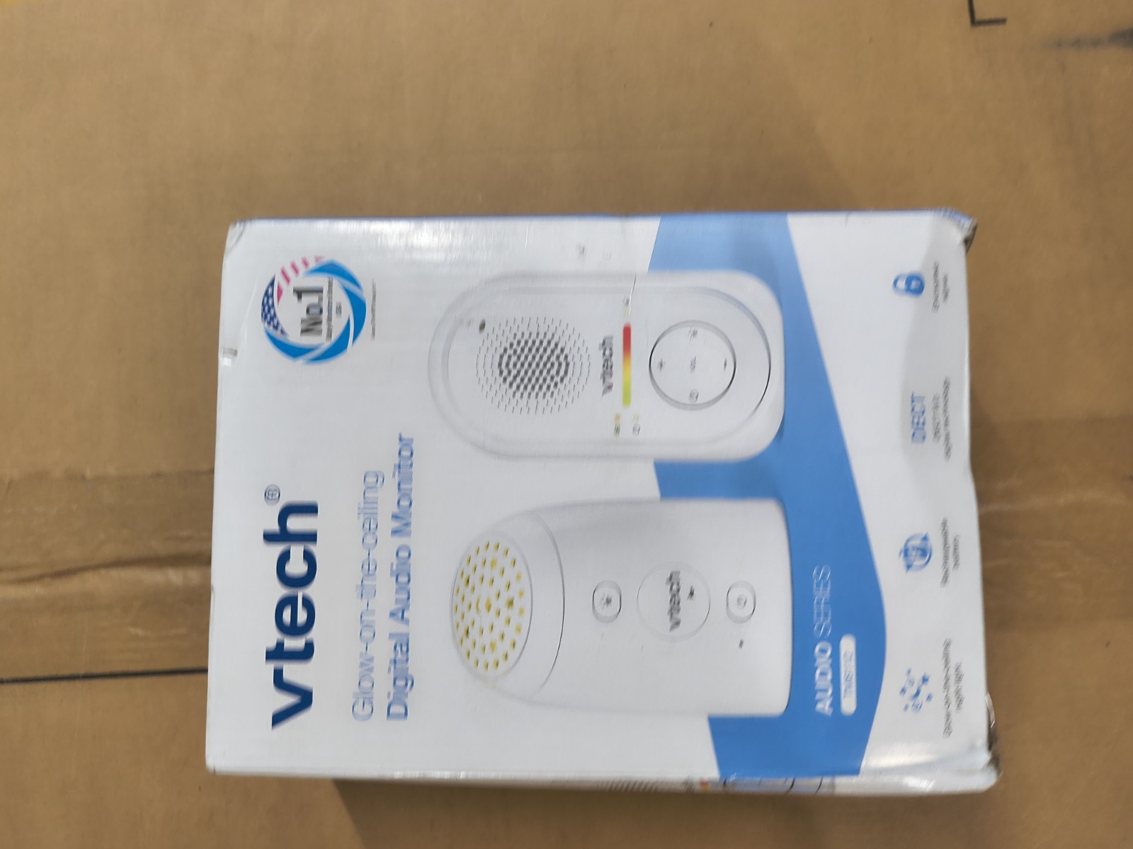vtech DM121 dect Baby Monitor Glow-on-the-ceiling Night Light Rechargeable
