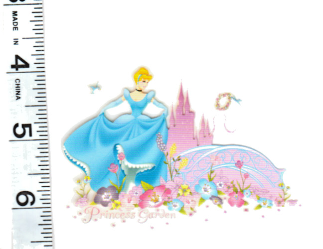 Disney Princess Cinderella Dancing in Garden  - Iron On Vinyl Transfer
