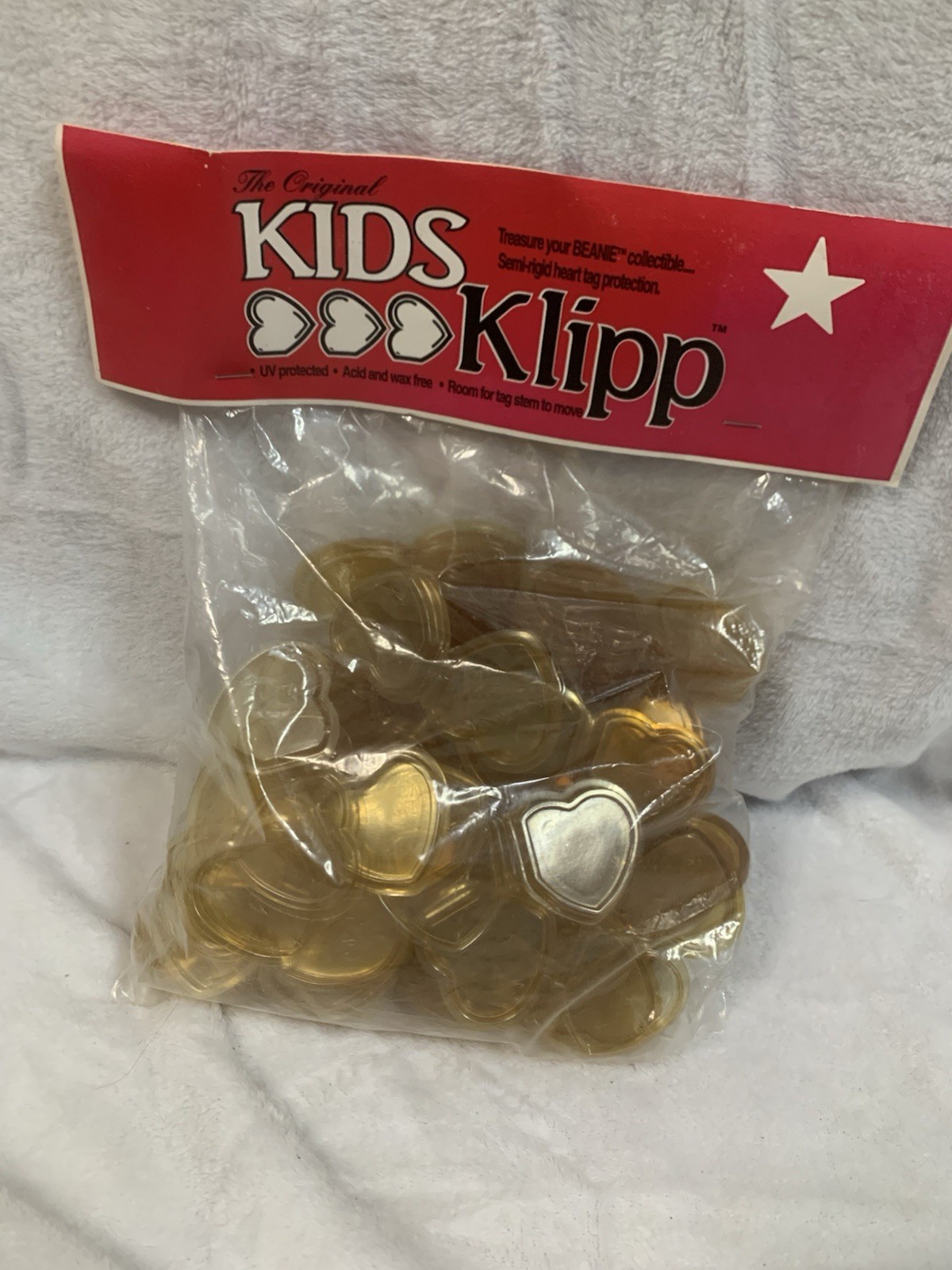 Collectors Clipp KIDS Klipp Bag 1997 for Ty Beanie Babies VINTAGE NEW