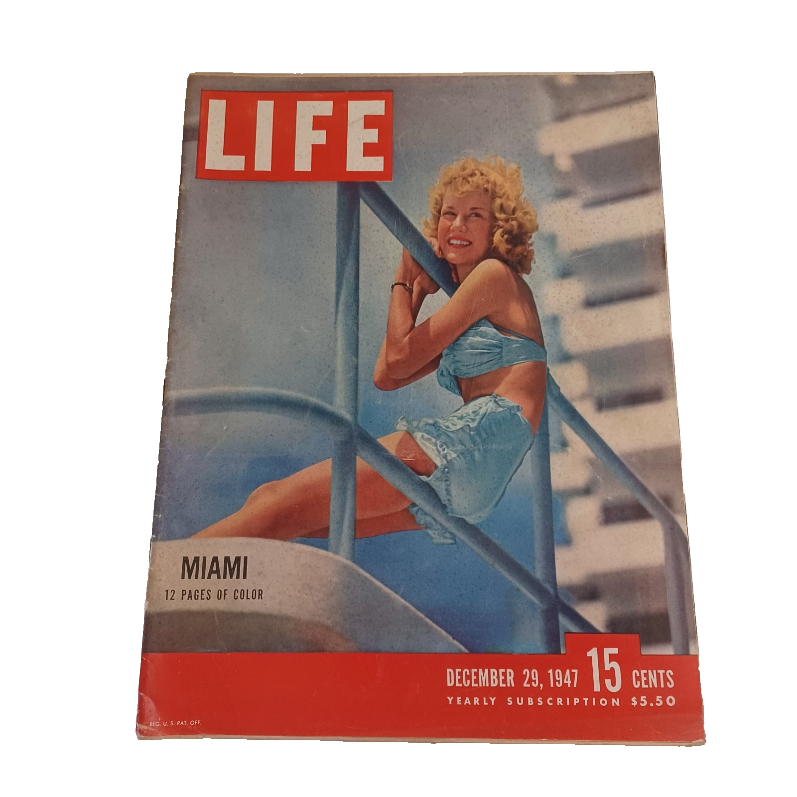 LIFE MAGAZINE Dec 29 1947 Miami Color Gary Cooper Chesterfield Complete Ads