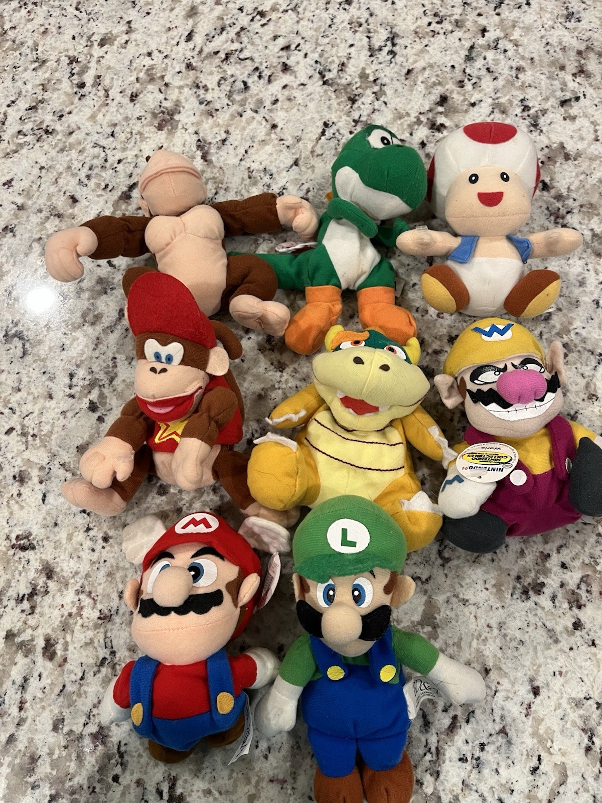 Nintendo Collectibles Bean Bag Characters Vintage 1997 (Set Of 8) Nintendo 64