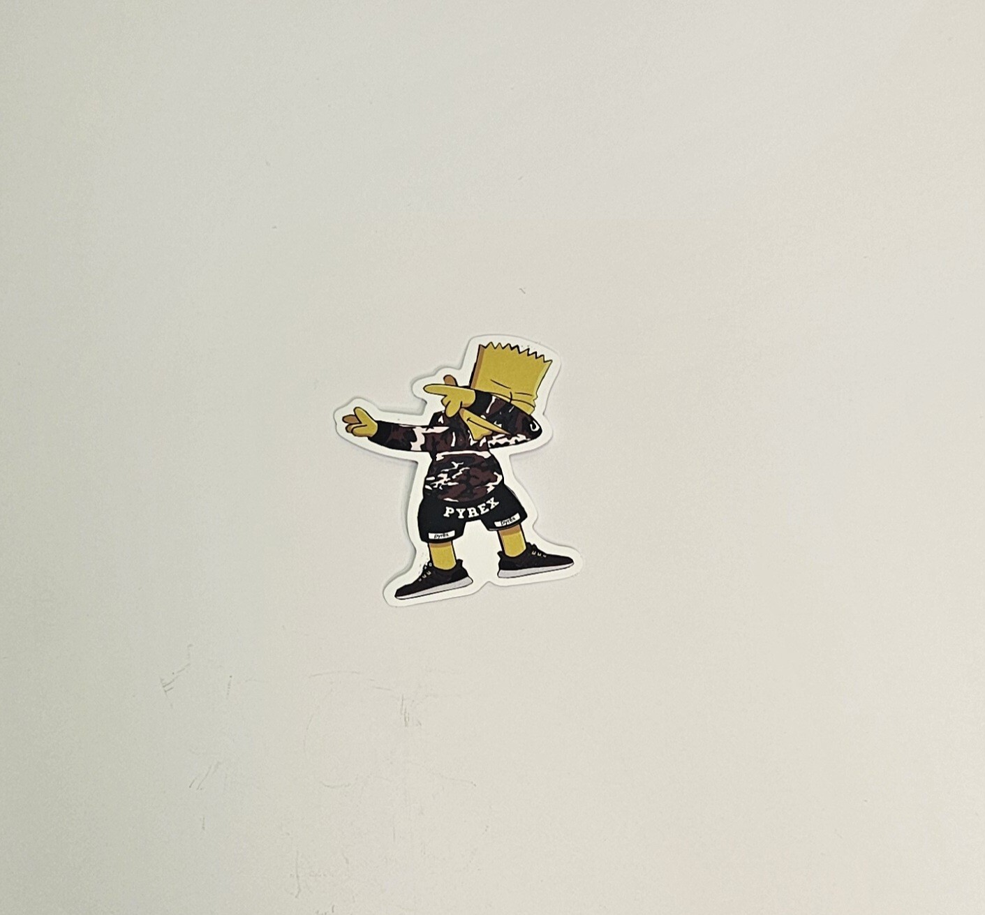 Bart Simpson Dab Life Laptop Sticker Vinyl Waterproof Skateboard Decal 