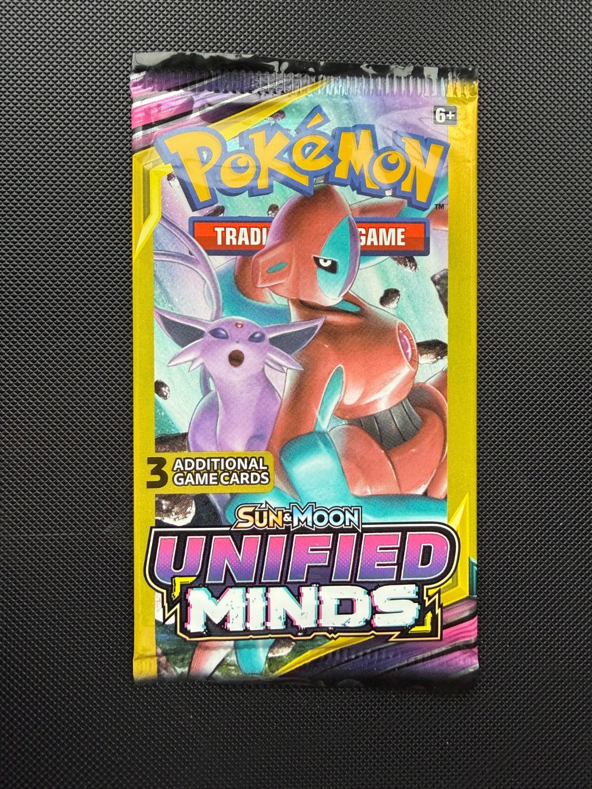 Unified Minds 3-Card Booster Pack Sun & Moon Sealed Pokemon