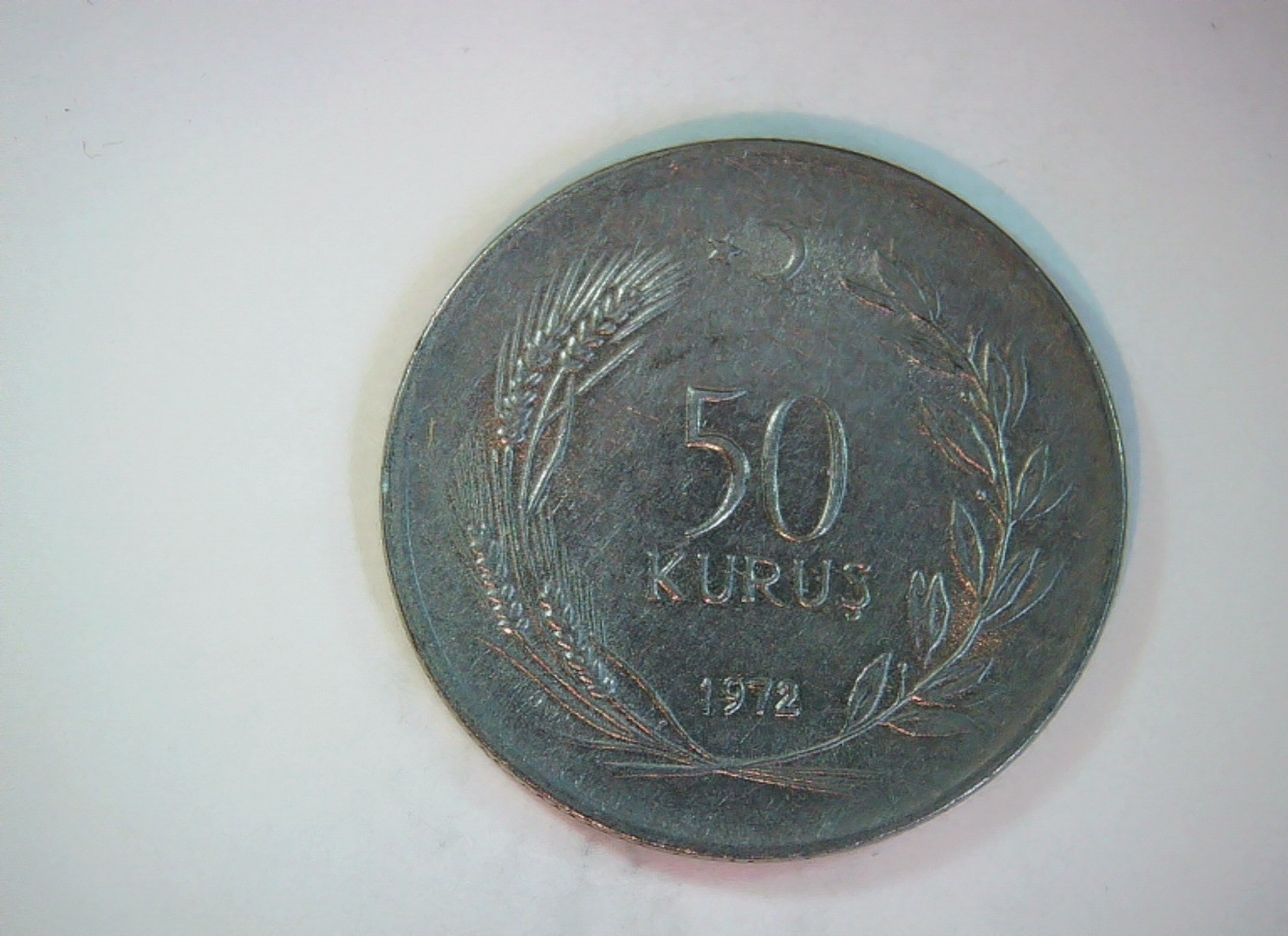 Turkey 1972 50 Kurus Republic of Turkey 50 Kurus (Atatürk portrait) Coin