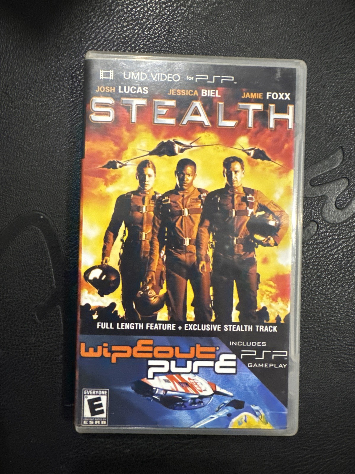 Sony PSP UMD Stealth Movie Wipeout Pure 2005 Jessica Biel Jamie Foxx Lucas EX