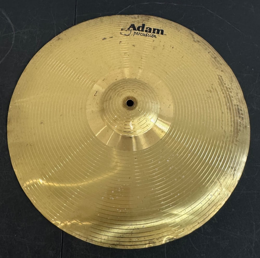 Adam Percussion 18" Ride Crash Cymbal 1286g Used Drum Cymbal (No Cracks)
