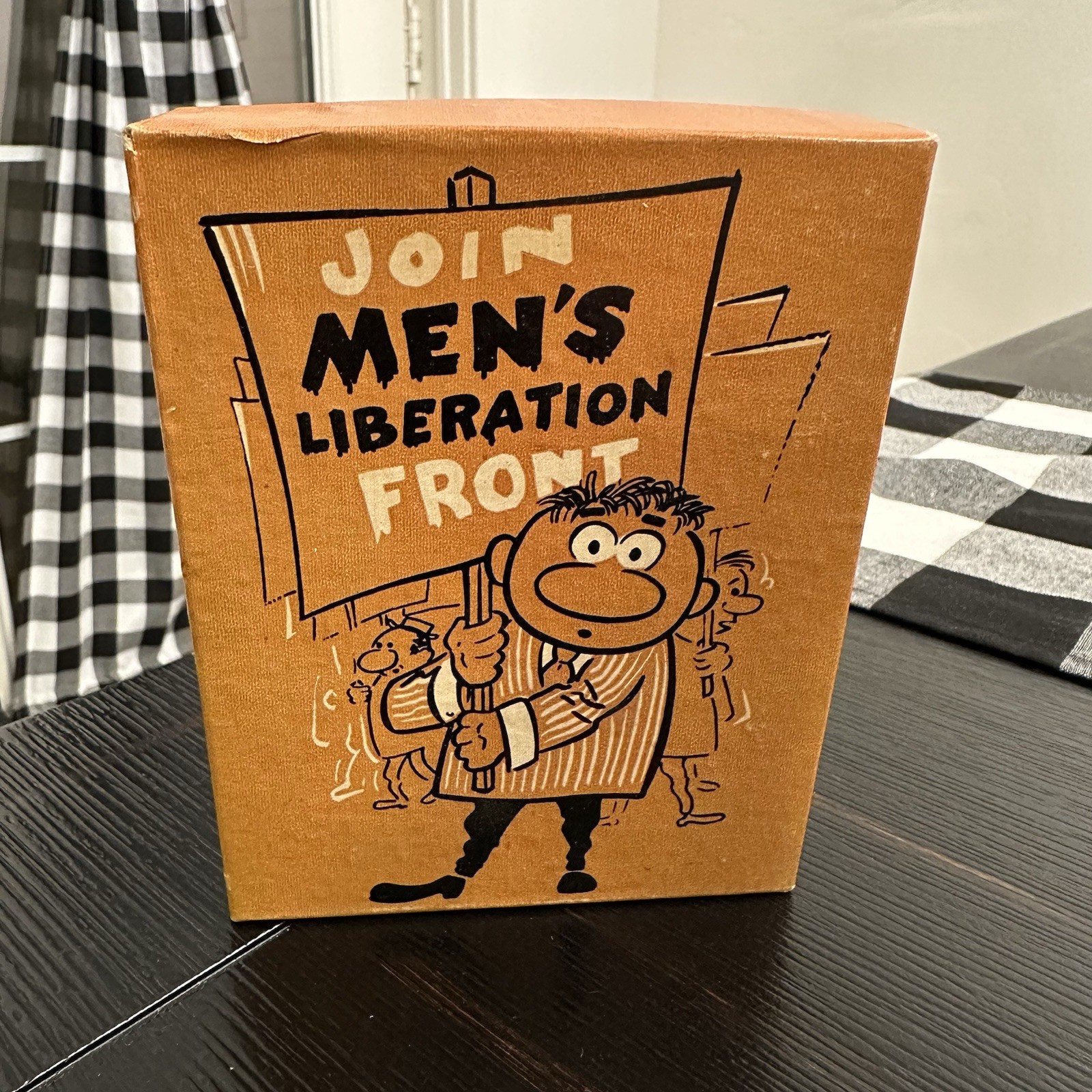 Vintage 1971 Humor Gag Gift Join Men’s Liberation Front VGC See Photos For More!