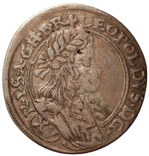 Leopold I 15 Kreuzer 1664, Neuburg am Inn (5085)