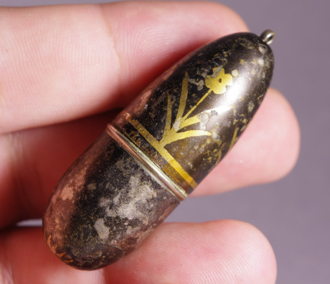 Victorian Style Silver Needle Case Toothpick Holde (№#09)