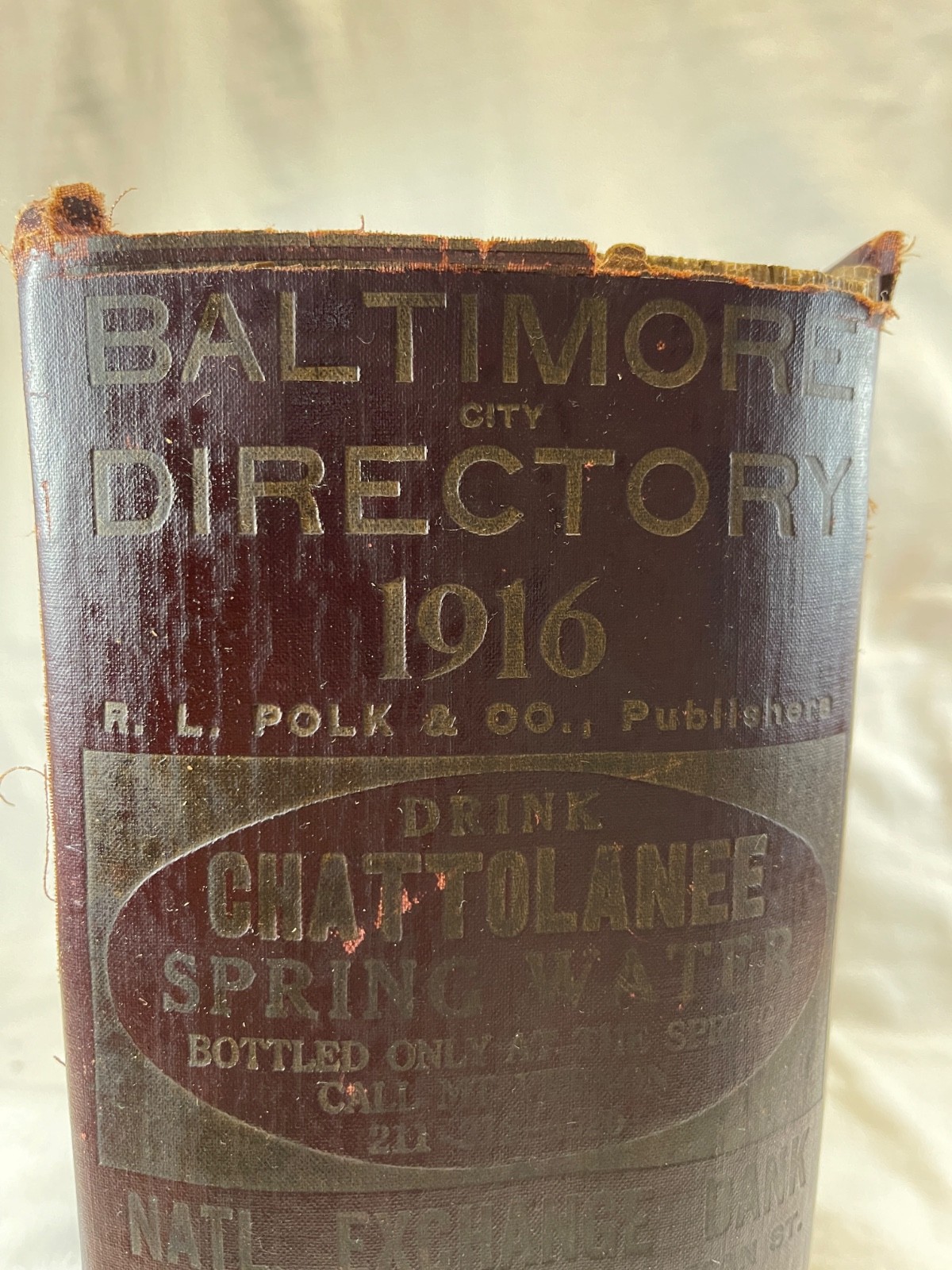 Polk's 1916 Baltimore City Directory Maryland Business and Citizens