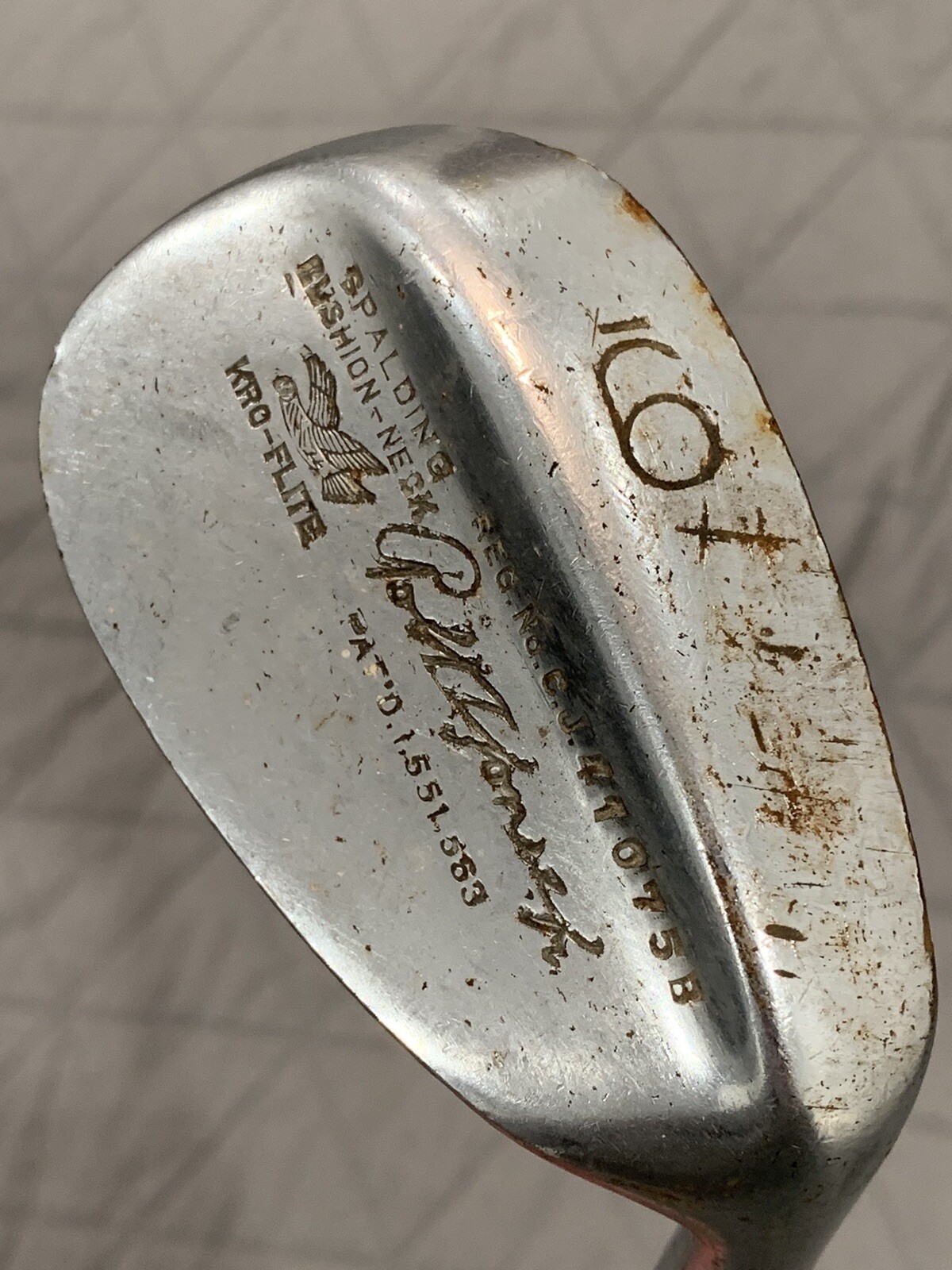 VINTAGE Spalding ‘KRO-FLITE’ Cushion-Neck 9 Iron  RH Metal Shaft 36“