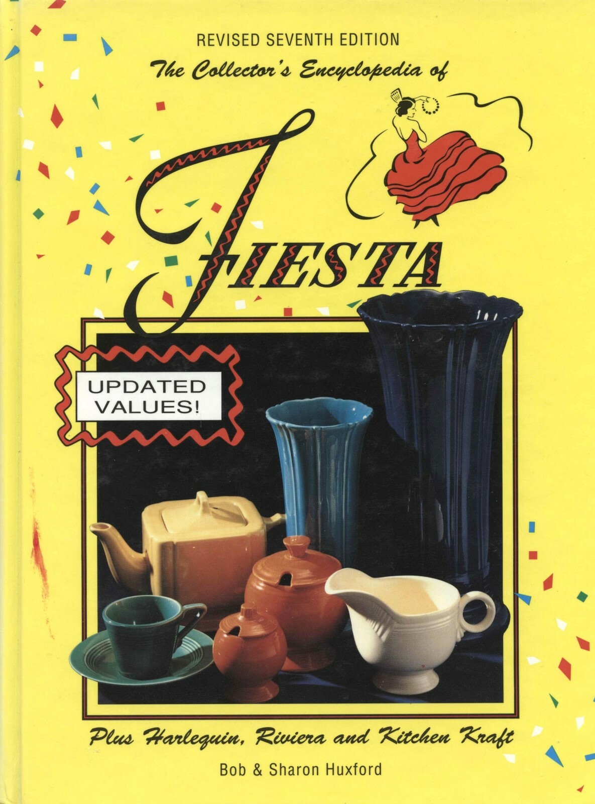 Fiesta Laughlin Harlequin Riviera Kitchen Kraft Pottery Patterns / Book + Values