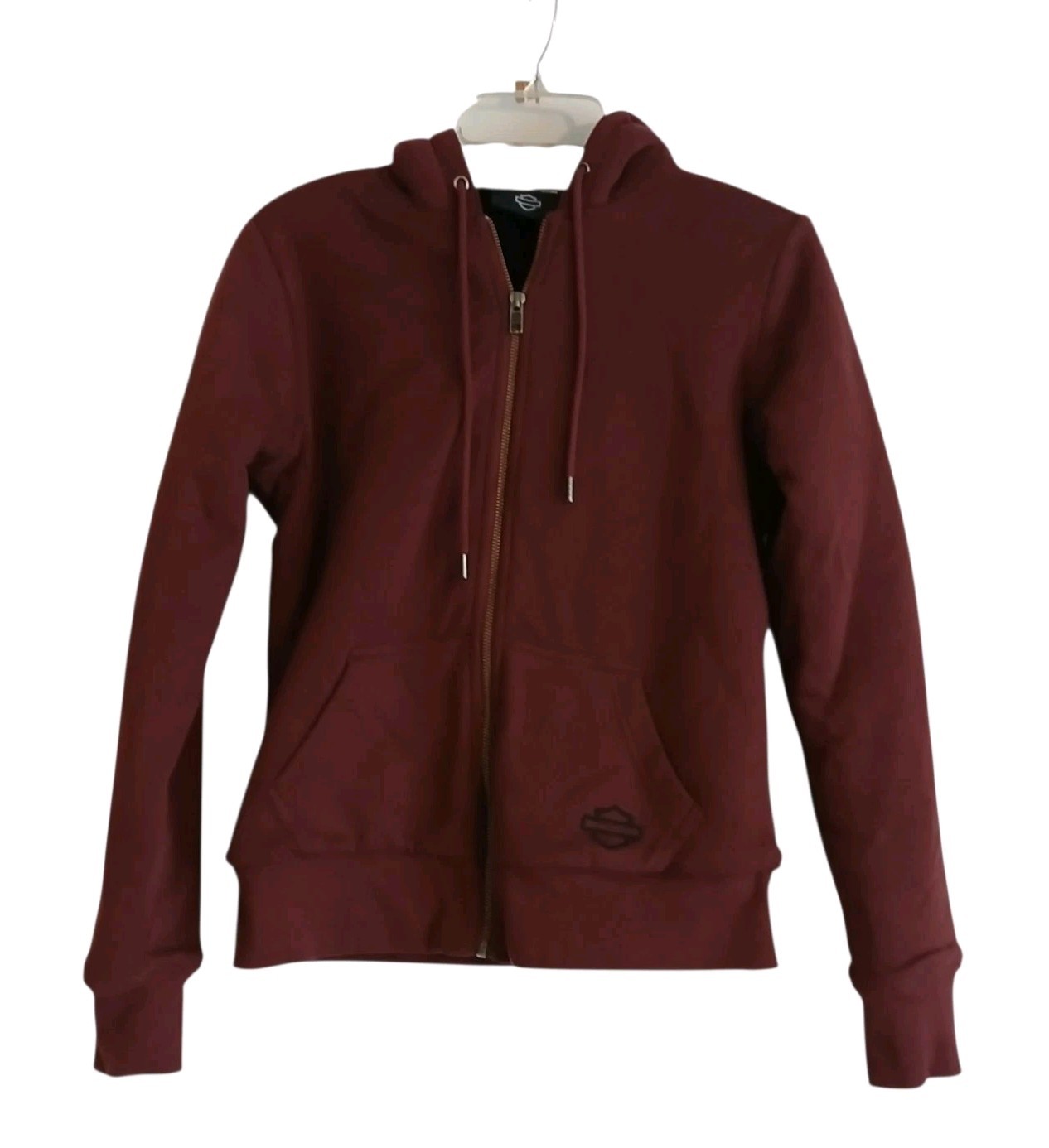 Harley Davidson 96406 23VW Red Small Hoodie Road Home Sherpa Lined Zip Front