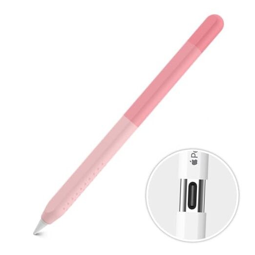  iPencil Case Compatible with Apple Pencil Case (USB-C) Gradient Color Pink