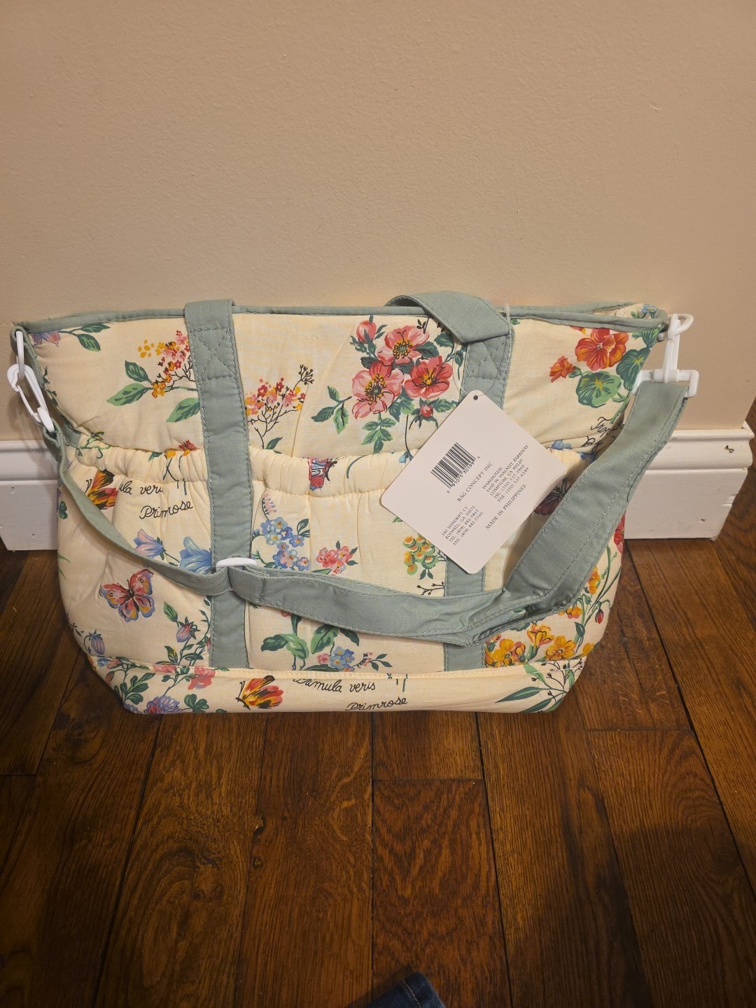 BAG CONCEPT FLORAL DIAPER BAG