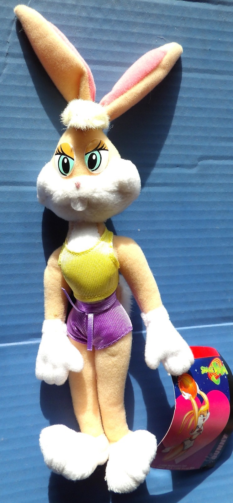 Space Jam Lola Bunny Plush 9 Inch Doll 1996 New w/Tags Warner Bros.