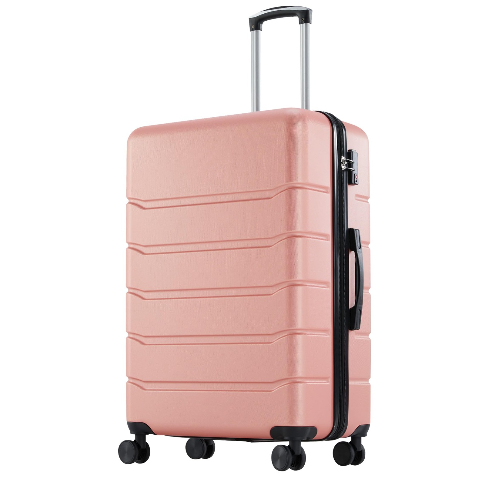 24 Inch Luggage, Hardside Suitcase with Spinner Wheels, Lightweight ABS Hard ...