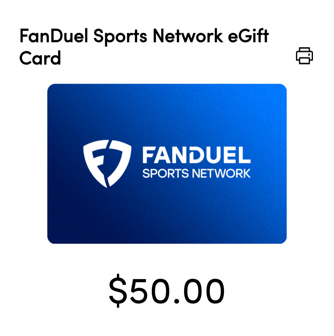 FanDuel Sportsbook Gift Card