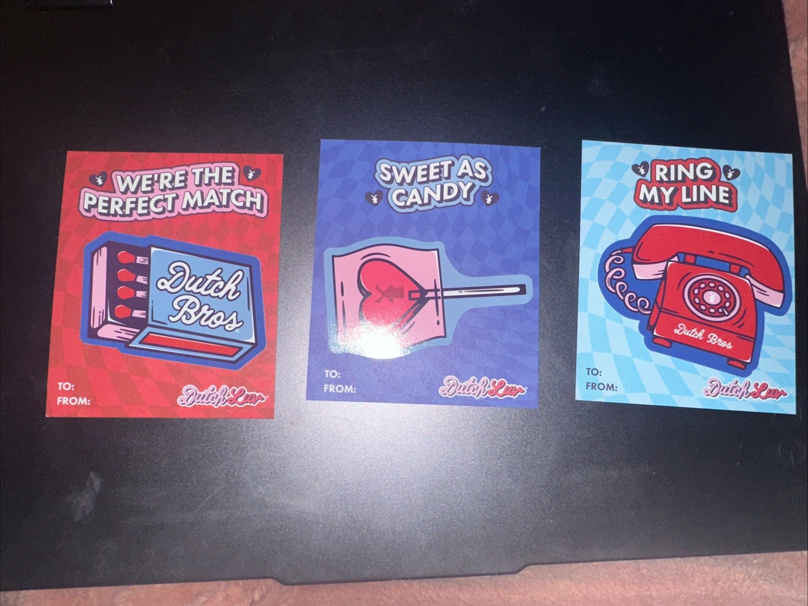 DUTCH BROS FEBRUARY 12 2026 BONUS VALENTINE DROP SET OF 3