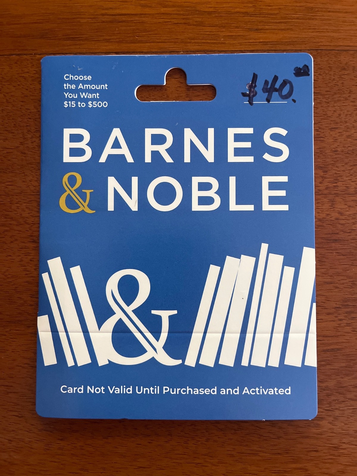 Barnes & Noble Gift Card- $40 Total Value