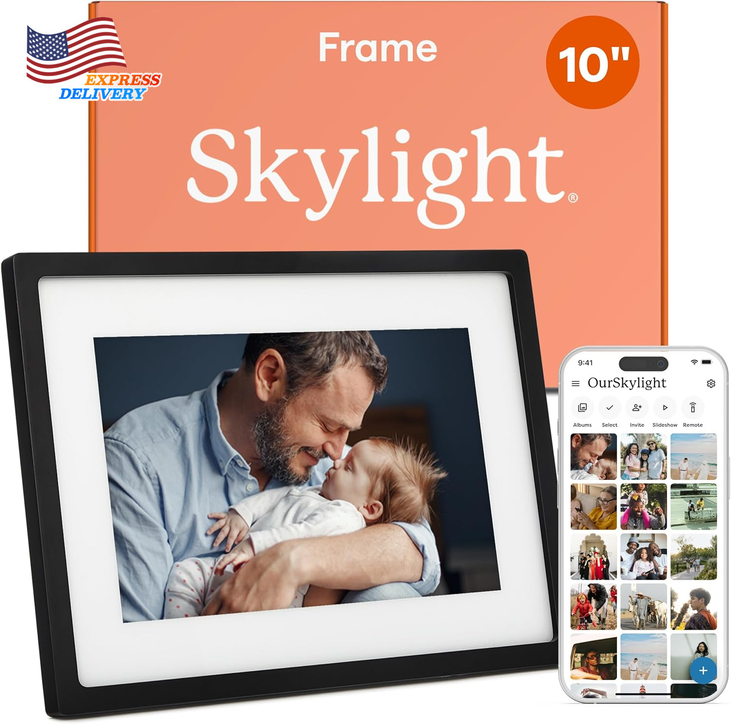 Skylight Frame – WiFi Digital Picture Frame Customer Support FREE SHIPPING USA