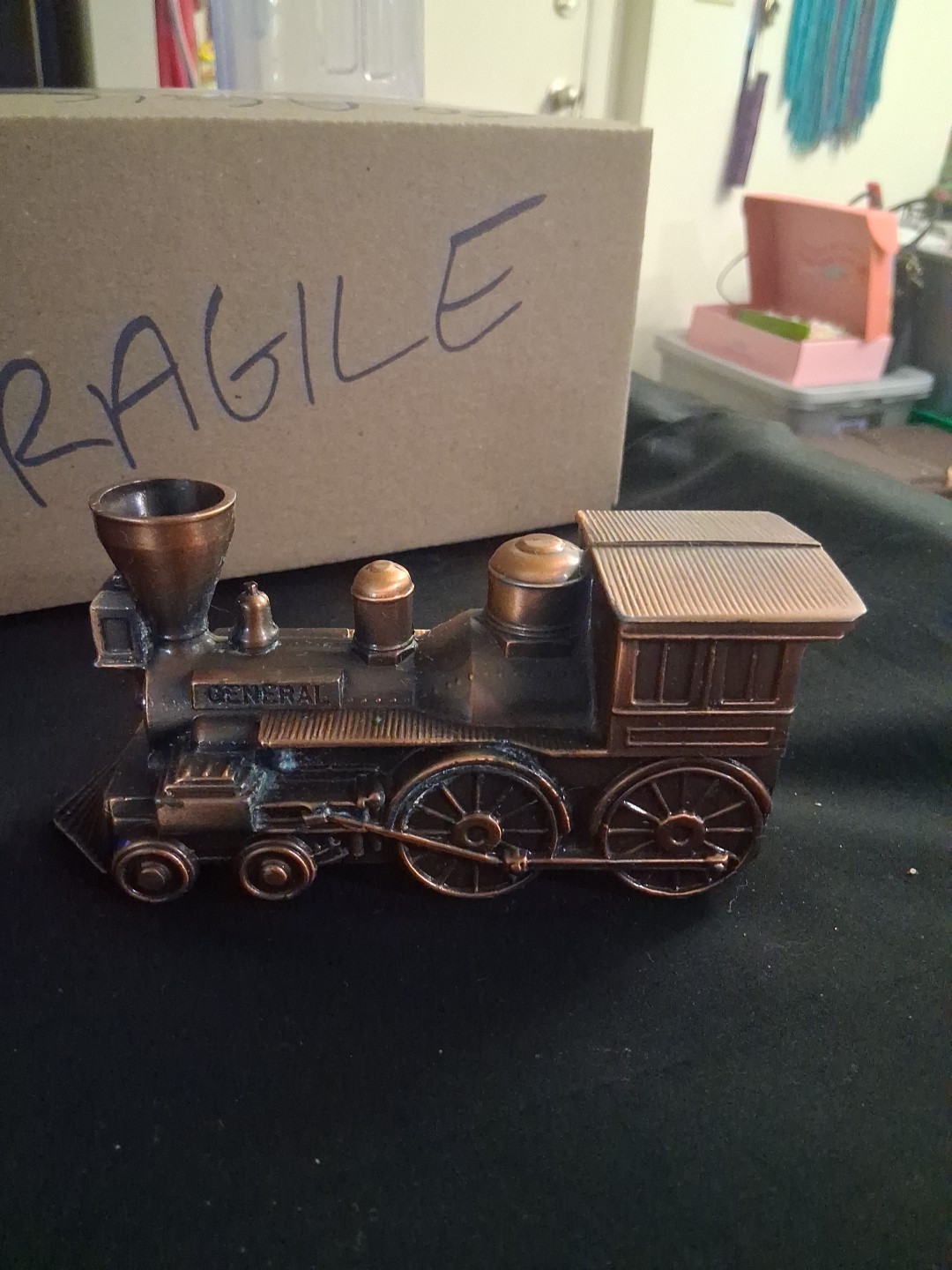 Banthrico Inc Vintage General Locomotive Metal Coin Bank