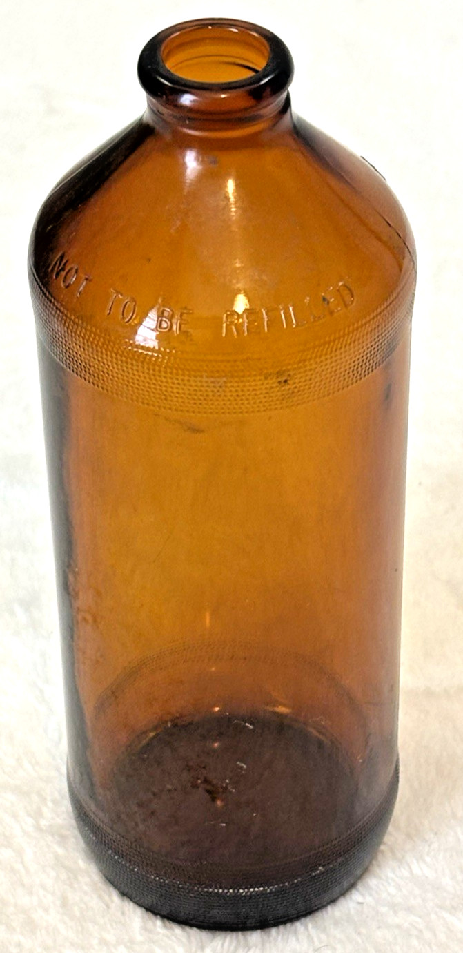 VTG 1970’s Pabst Brew-Blue Ribbon 🍻-Wisconsin-16 oz-Amber Glass Beer Bottle