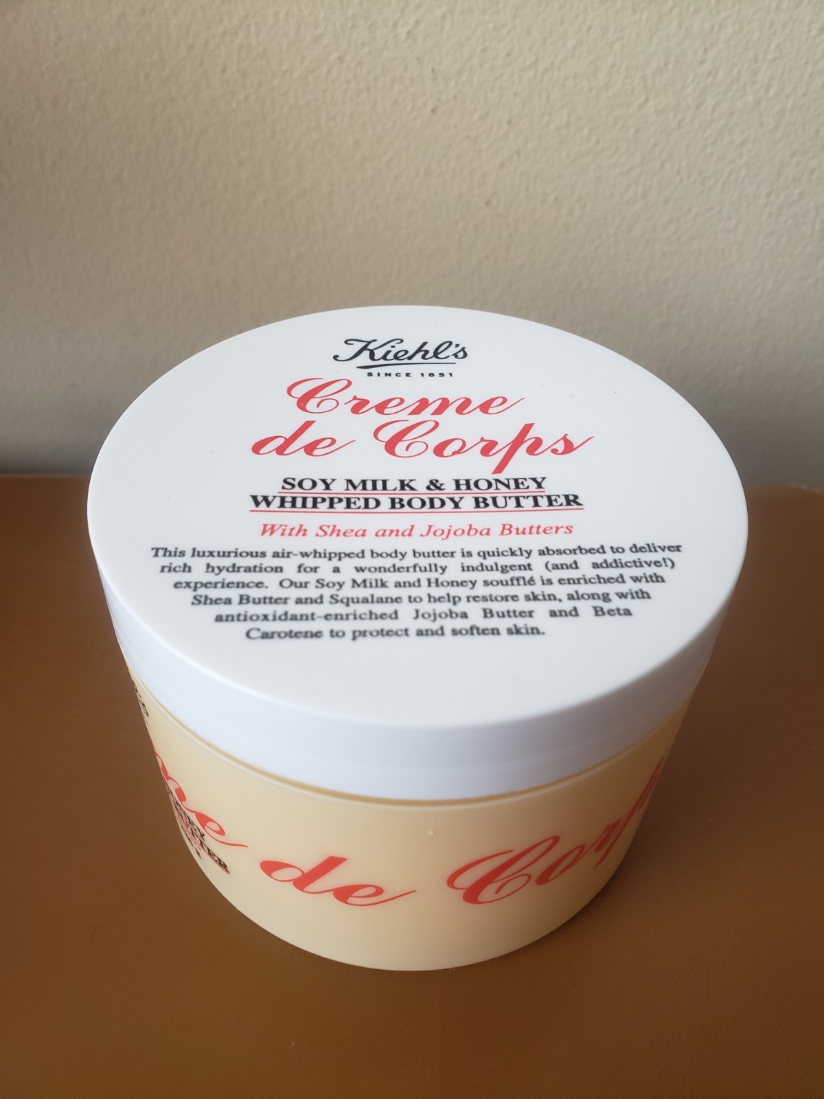 Kiehl's Creme de Corps Soy Milk & Honey Whipped Body Butter 8oz/226g