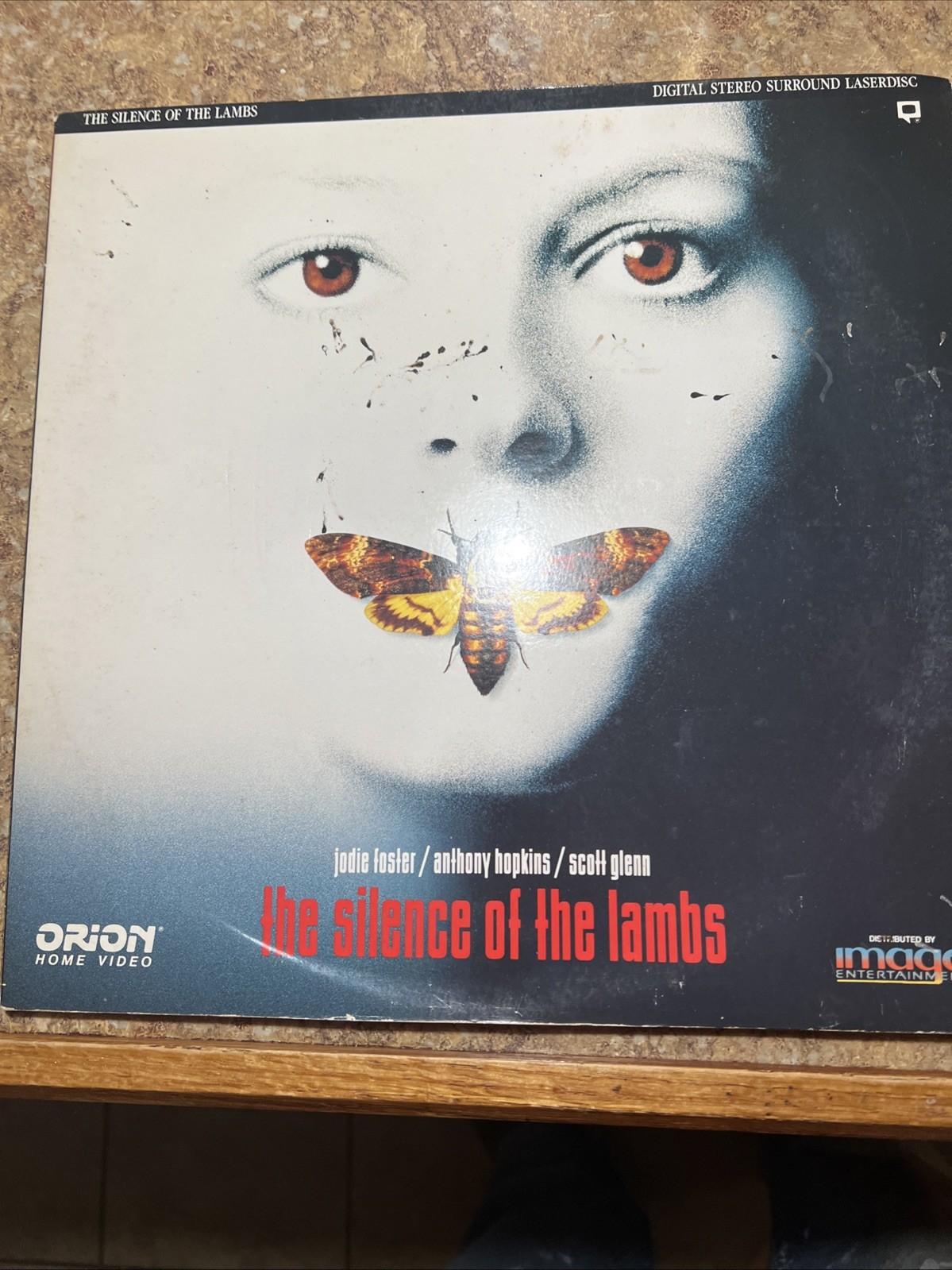 THE SILENCE OF THE LAMBS (1991) Laserdisc Movie Jodie Foster Anthony Hopkins