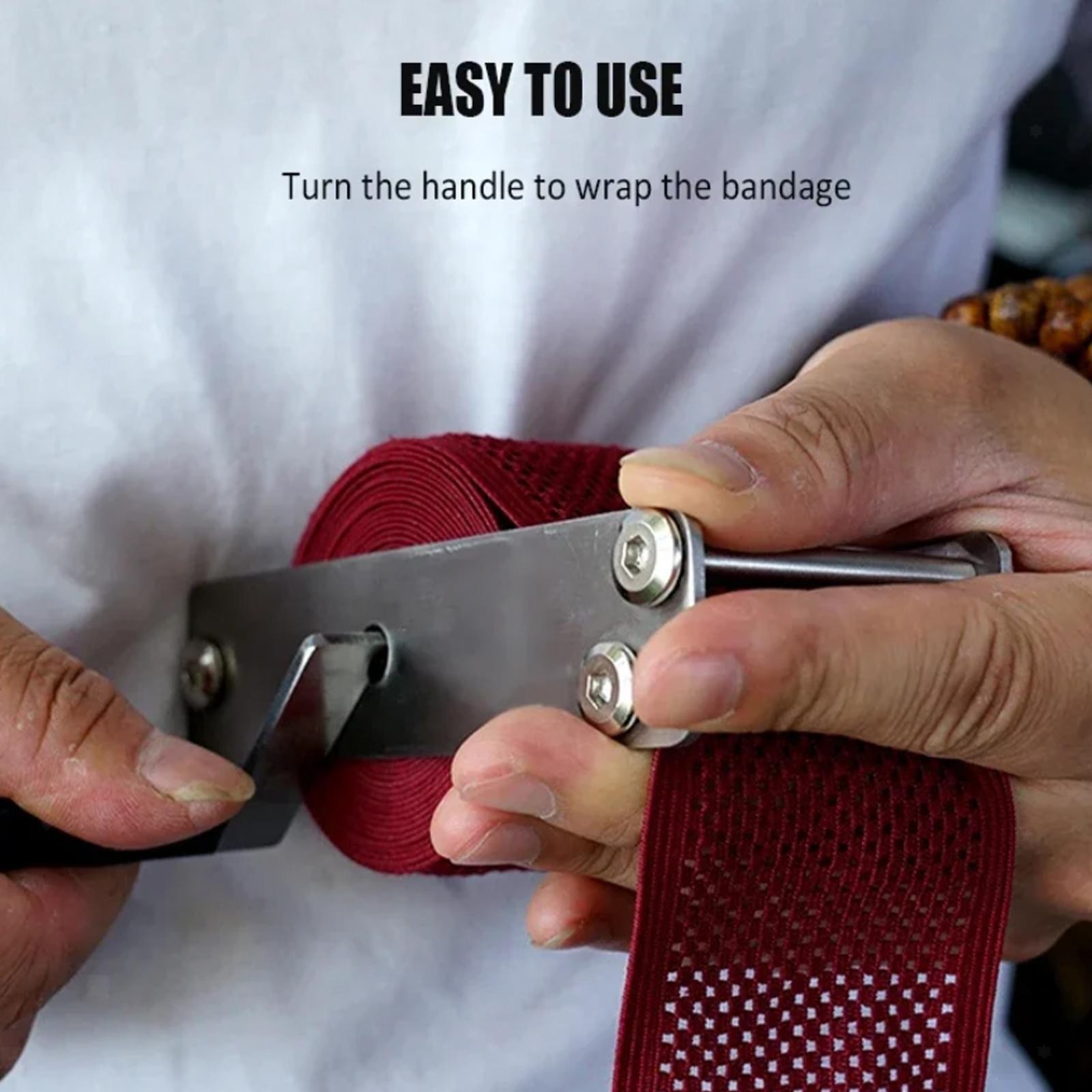 Boxing Hand Wraps Roller Portable Punching Training Compact Lightweight Winding