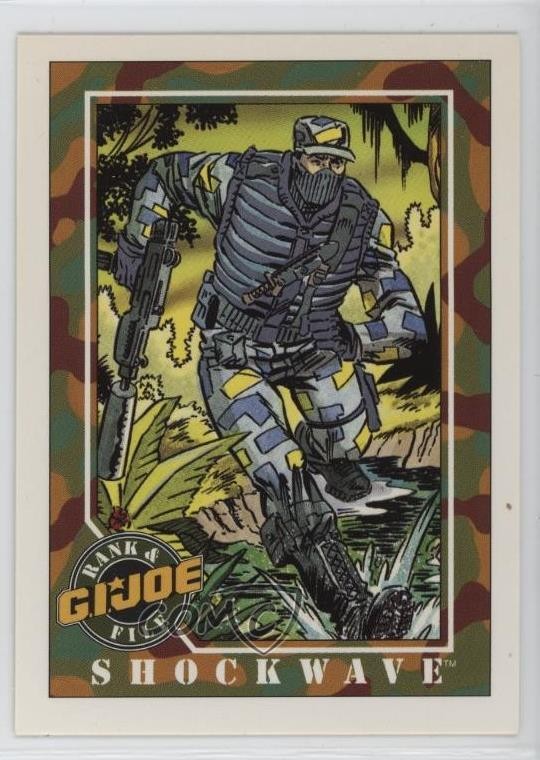 1991 Impel GI Joe Shockwave #20 0i73