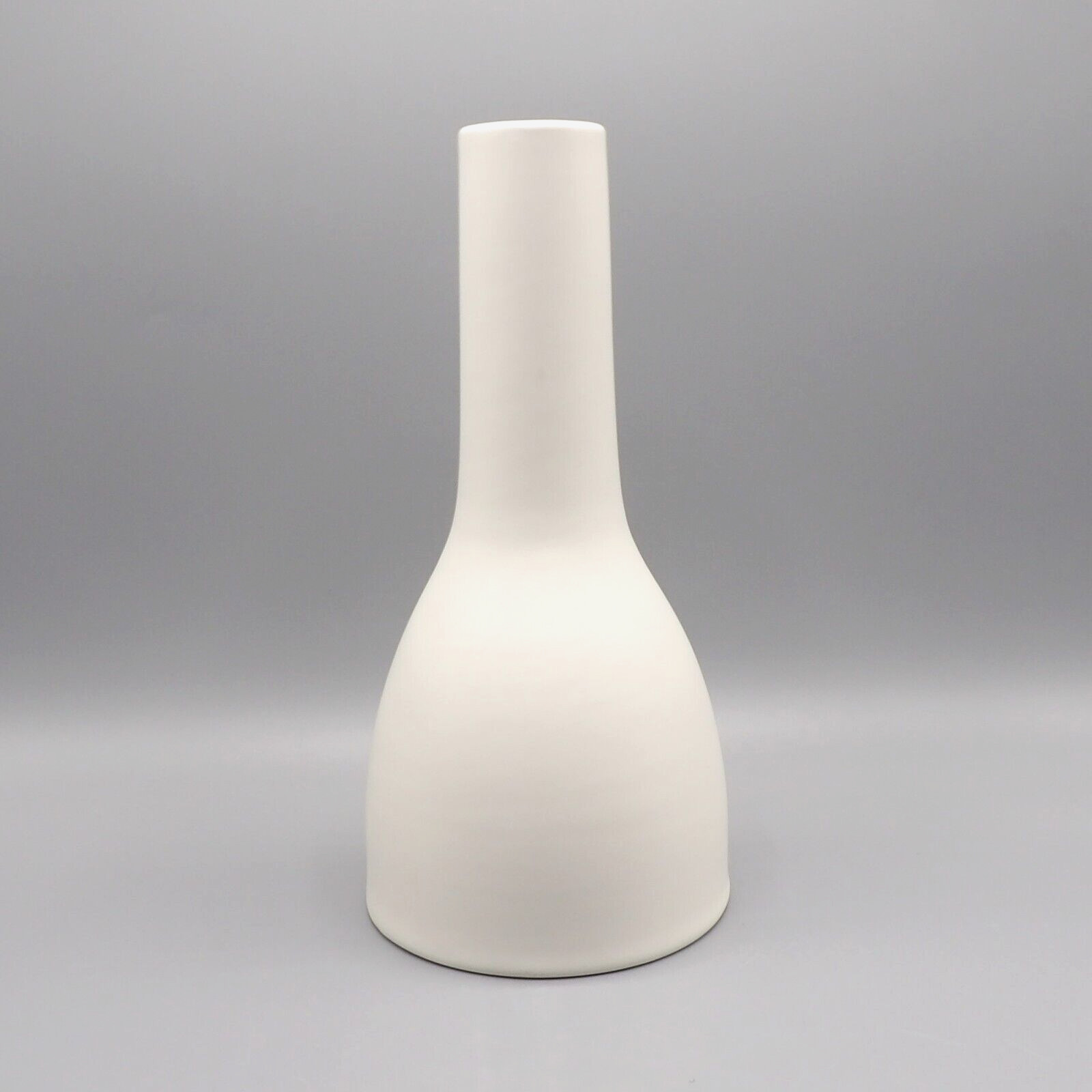SCANDINAVIAN MINIMALIST WHITE CERAMIC IKEA VASE #18431 EC