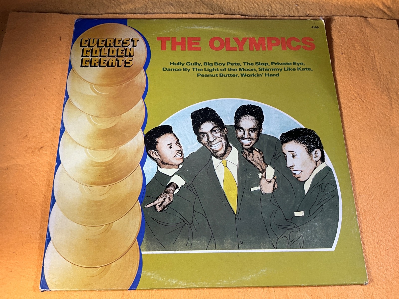 F6-29 THE OLYMPICS Golden Greats - 1973 - EVEREST EV-4109 - RECORD - R&B / SOUL