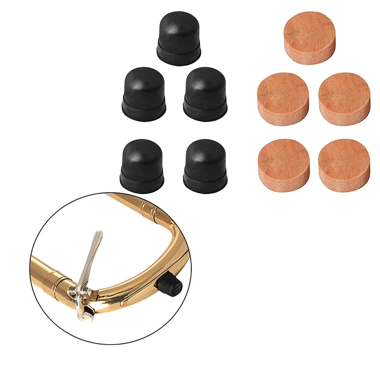 5 Pieces Trombone Spit Valve Cork Repairing Trombone Water