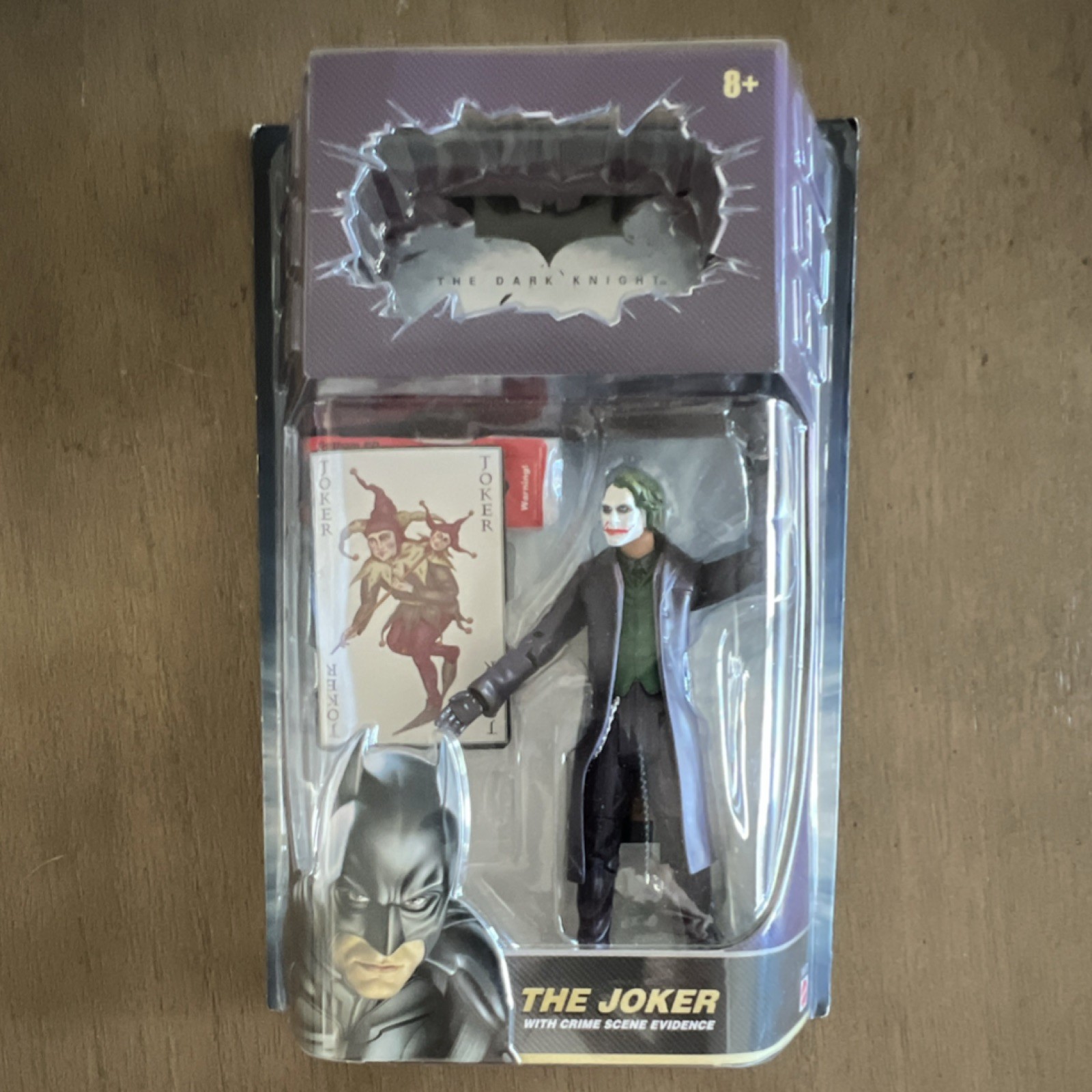 Mattel The Joker Movie Masters Action Figure The Dark Knight with Accessory