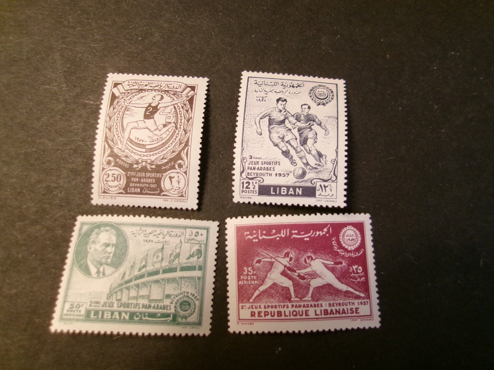 Lebanon #313-14,C243-44 Mint Never Hinged- WDWPhilatelic (N8X)  (3/26)2