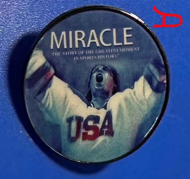 1980  USA Hockey Miracle On Ice Olympic Team Lapel Pin (Movie Pin)