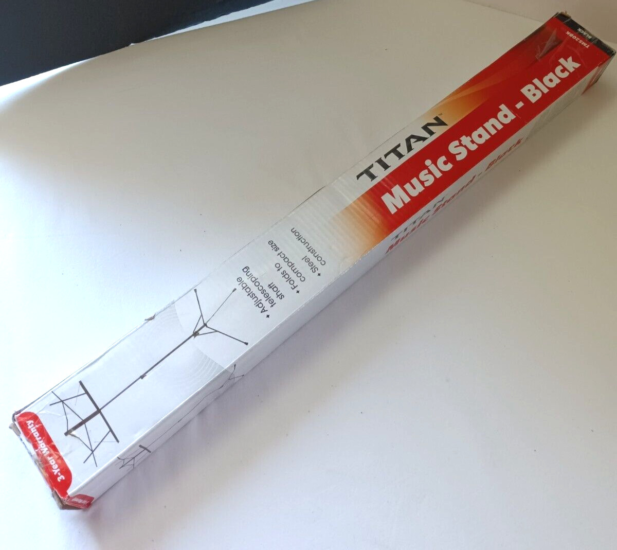 Titan TMS20BK Folding Wire Music Stand Black NOB Entertainment