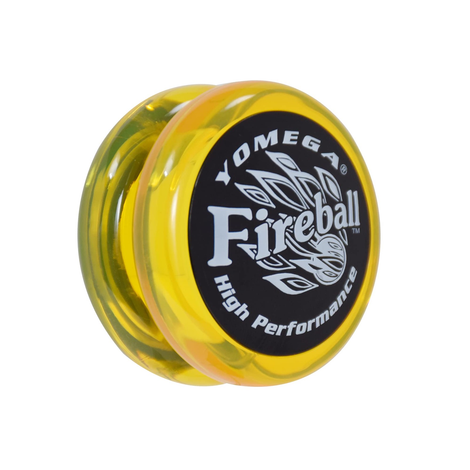 Yomega Fireball YoYo -HIGH Performance Responsive 58.4Mm, Yellow/Black 