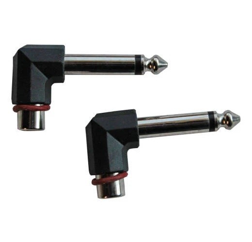 Yorkville AA45 Mono 1/4'' Male to Angled RCA-F Adaptor