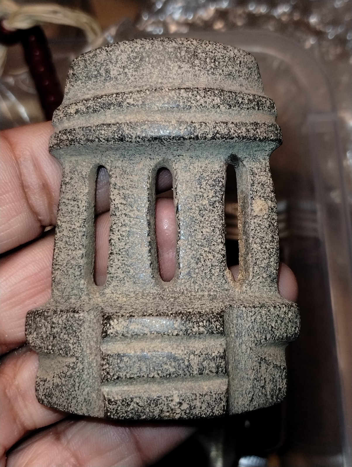 Mezcala Funeral Temple Pre-columbian Mesoamerican Indian Artifact