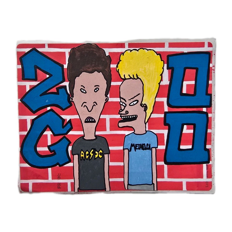 Custom Beavis And Butthead Sticker Hand Drawn By Hawaii Artist ZOOG
